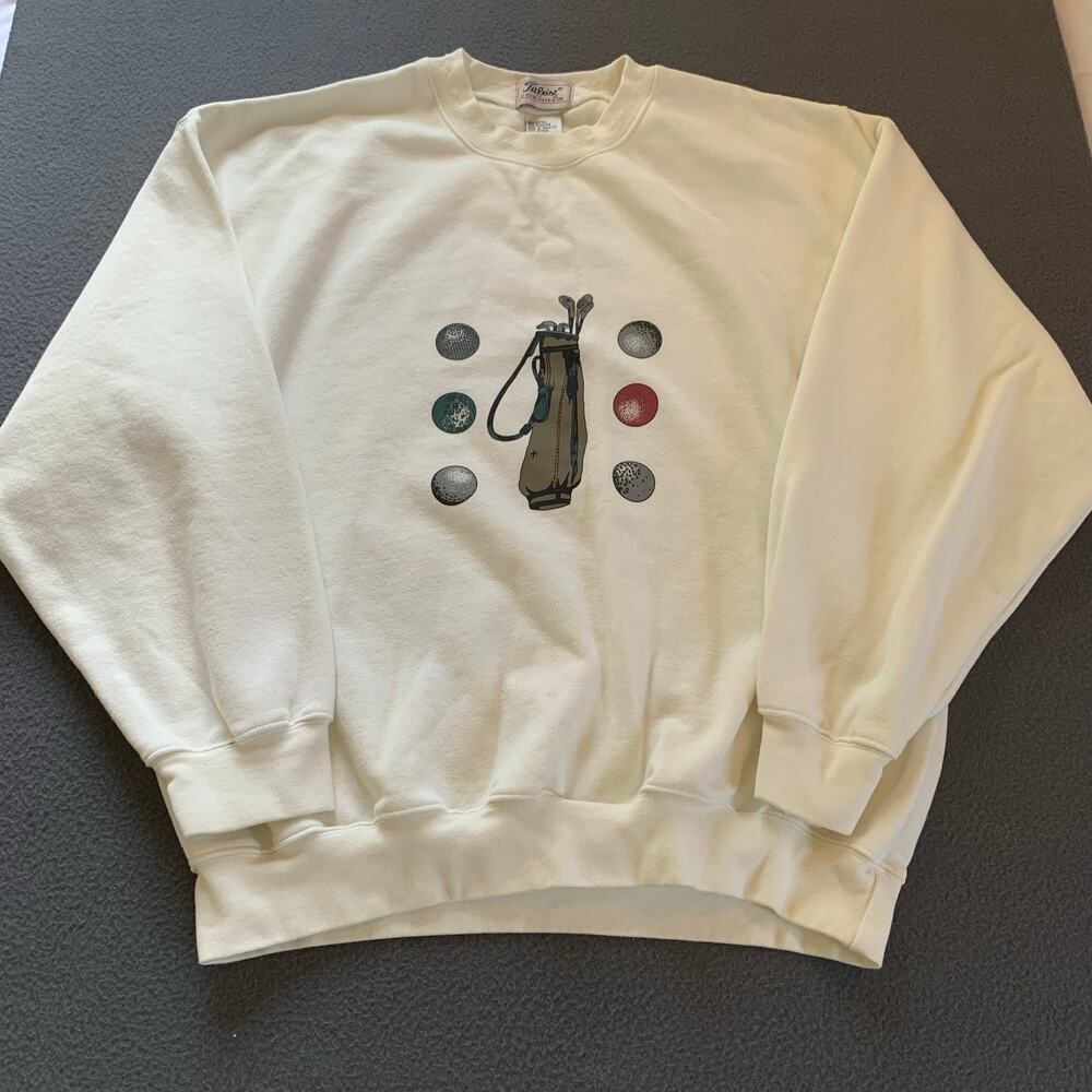 Vintage Titleist Corbin Golf Graphic Pullover Crewneck Sweatshirt Lg 90s Unisex